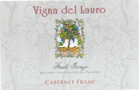 2 Vigna del Lauro Cabernet Franc front label