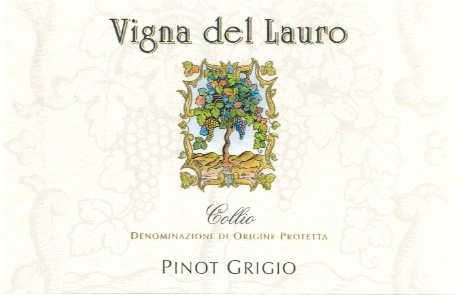 3 Vigna del Lauro Pinot Grigio front label 2